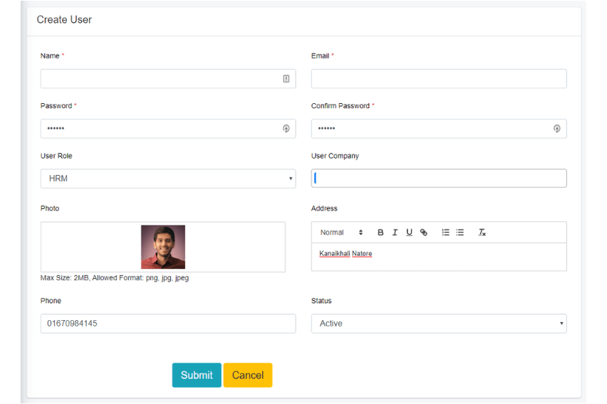 Manage clients